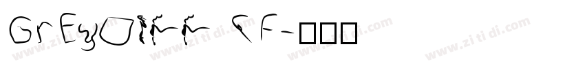 Greydiff CF字体转换